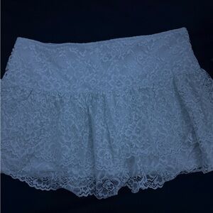 White Lace Skirt